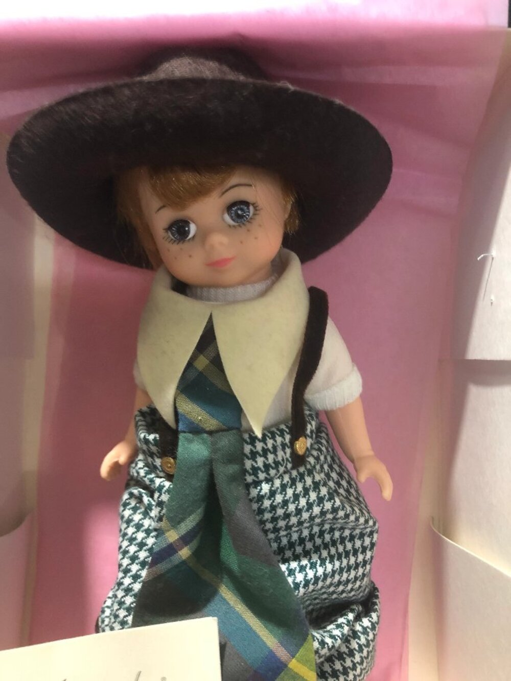 Madame Alexander 8” Doll DRESSED LIKE DADDY w/ Tag, Cards, & Doll Stand